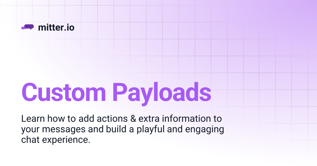 Custom Payloads | mitter.io